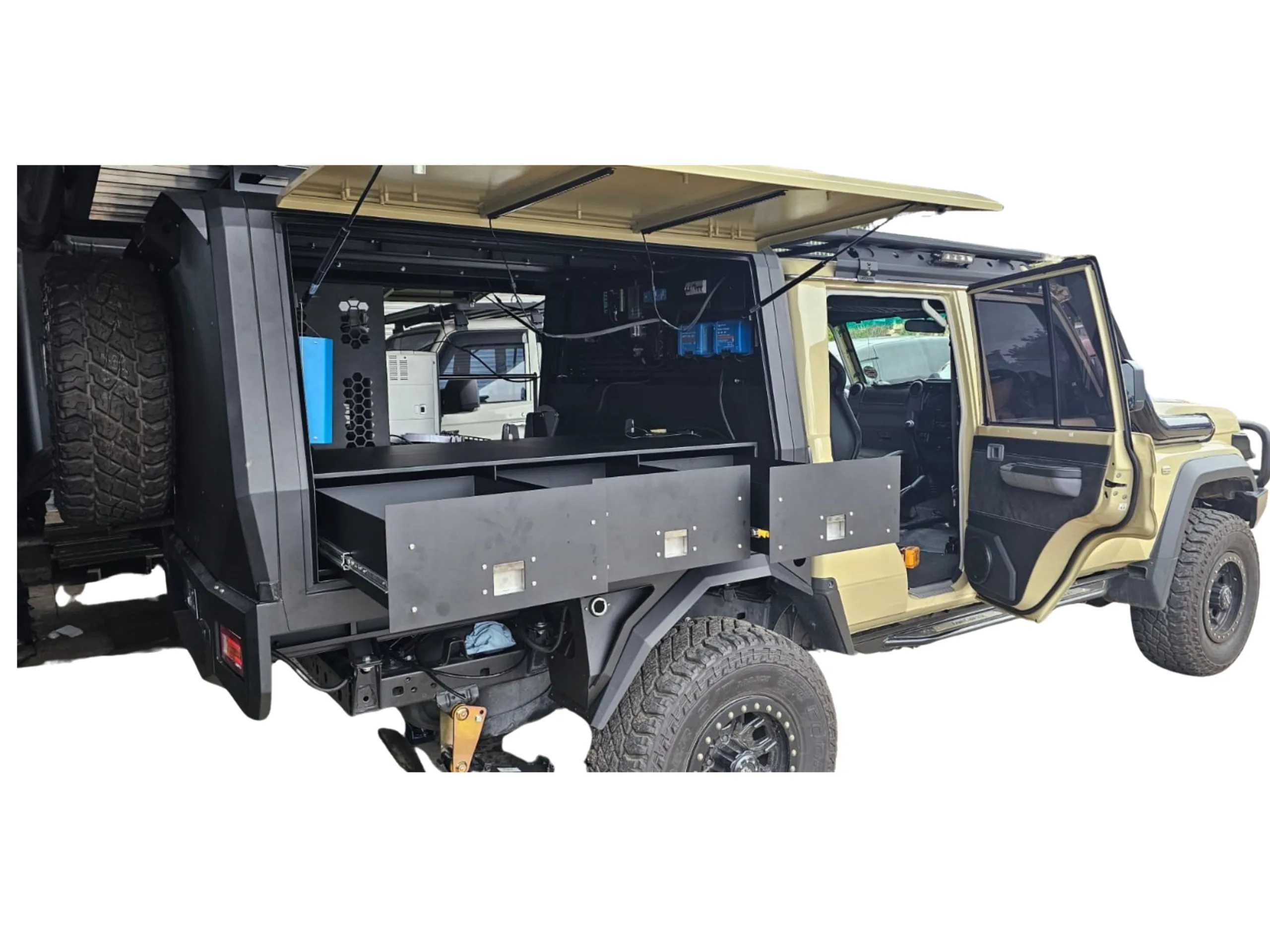 Internal Draw Unit for Double Cab